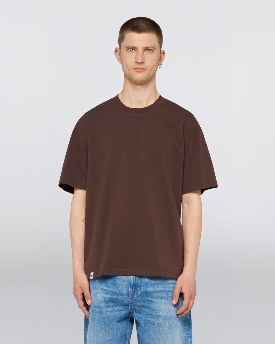 Oversize Basic T-Shirt - Coffee Bean