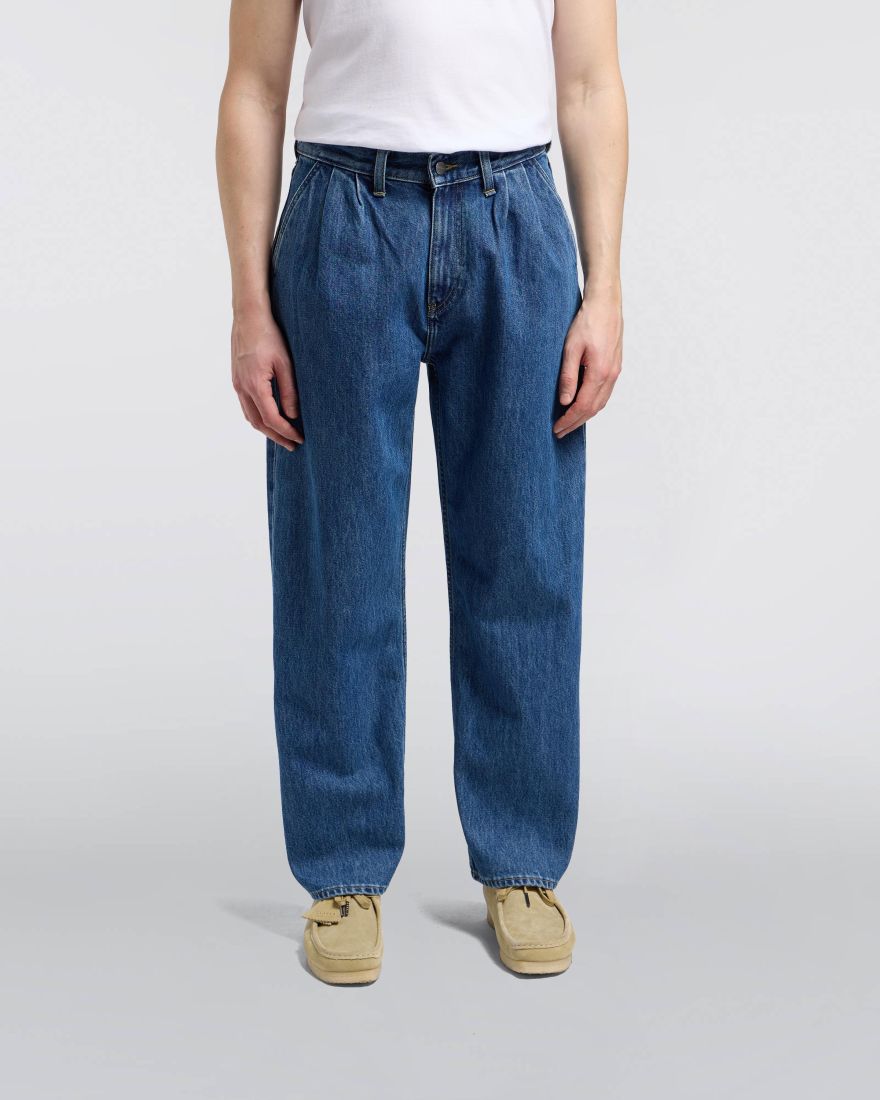 Bamba Pant Blue Mid Stone Wash