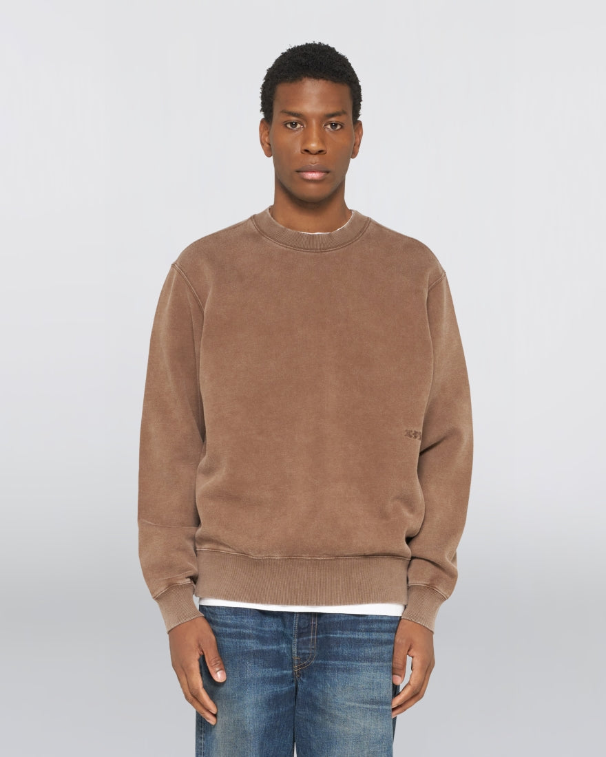 Axiom Crew Sweat - Brown marble fade out