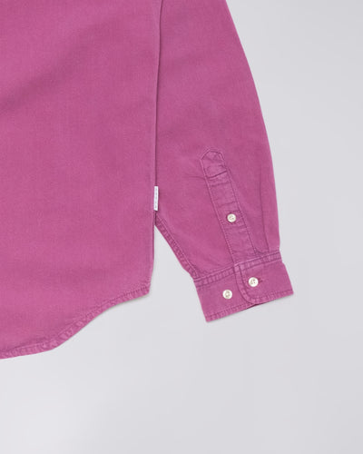 Arlo Shirt LS - Blue Red Plum Overdyed