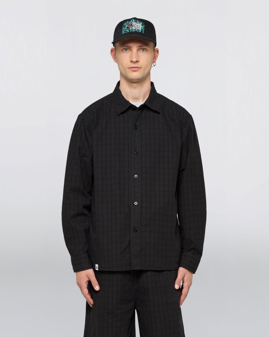 Sebastian Shirt LS - Black