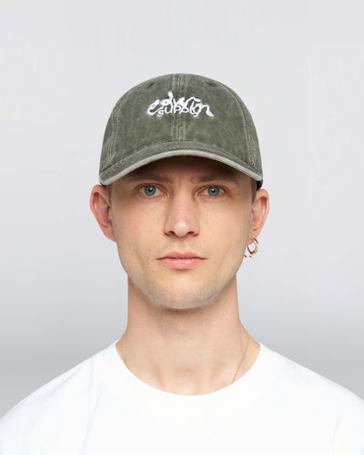 Soft Washed 6 Panel Cap - Mediterranea stone washed