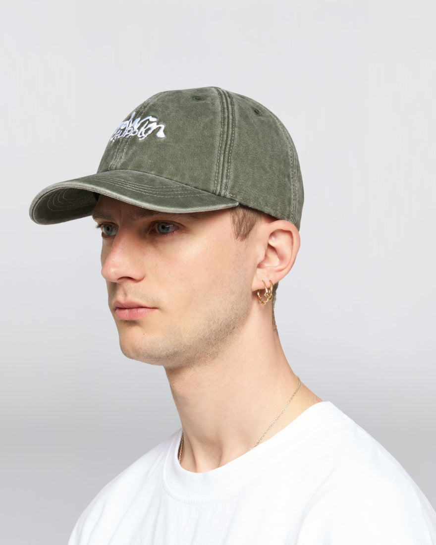 Soft Washed 6 Panel Cap - Mediterranea stone washed