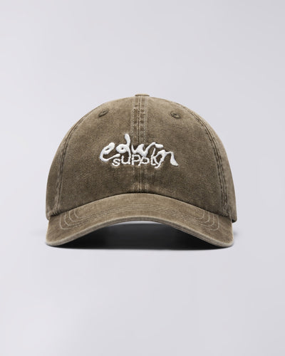 Soft Washed 6 Panel Cap - Brown stone washed