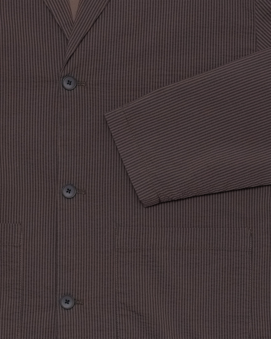 Edison Blazer - Coffee Bean / Black