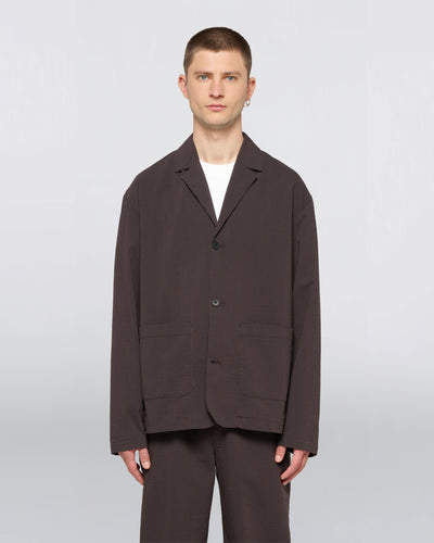 Edison Blazer - Coffee Bean / Black