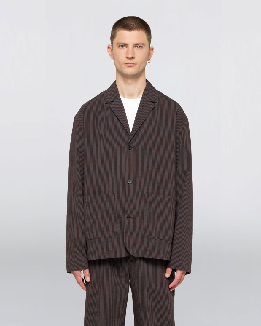 Edison Blazer - Coffee Bean / Black