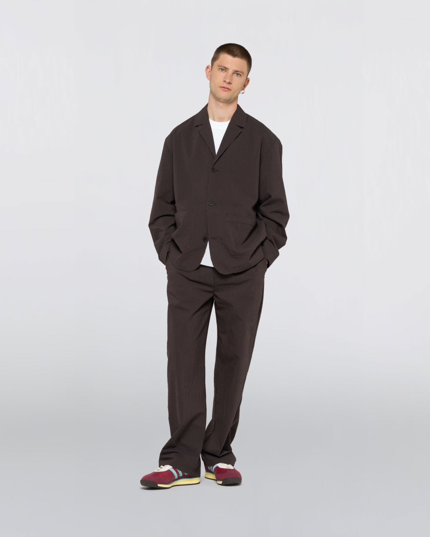 Edison Blazer - Coffee Bean / Black