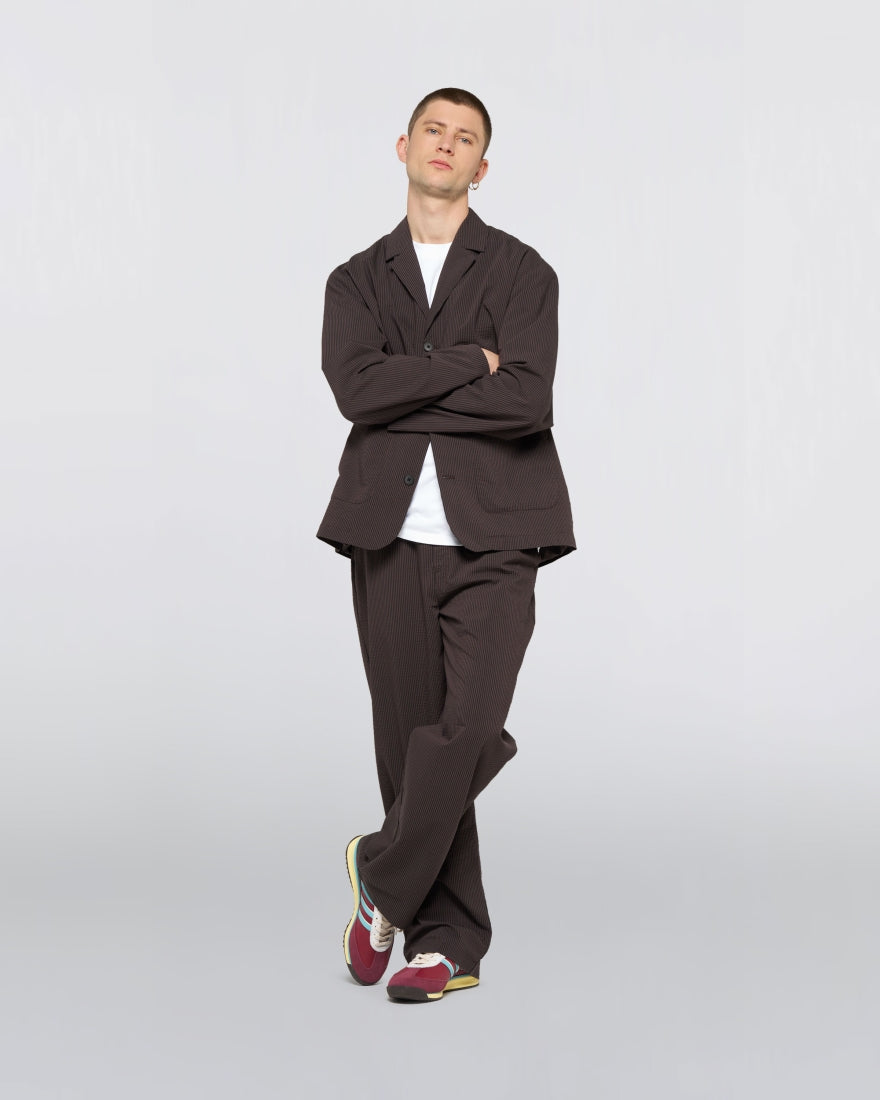 Edison Blazer - Coffee Bean / Black