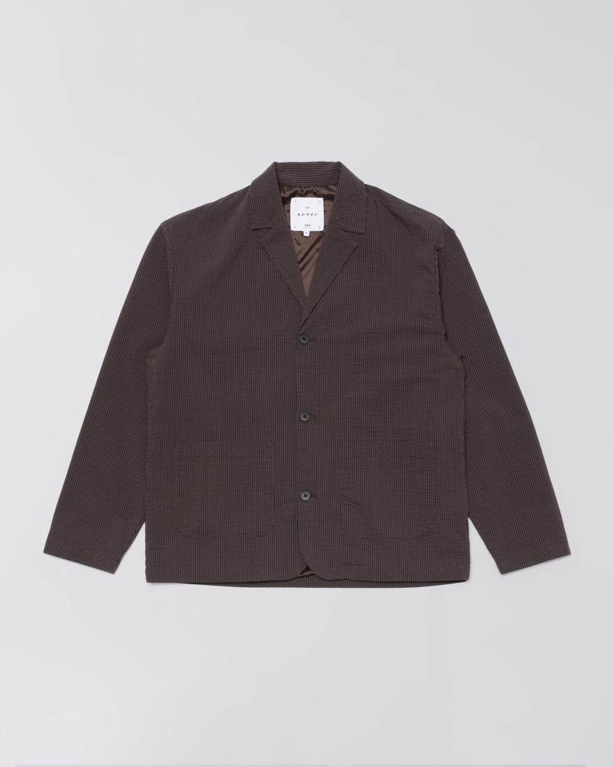 Edison Blazer - Coffee Bean / Black