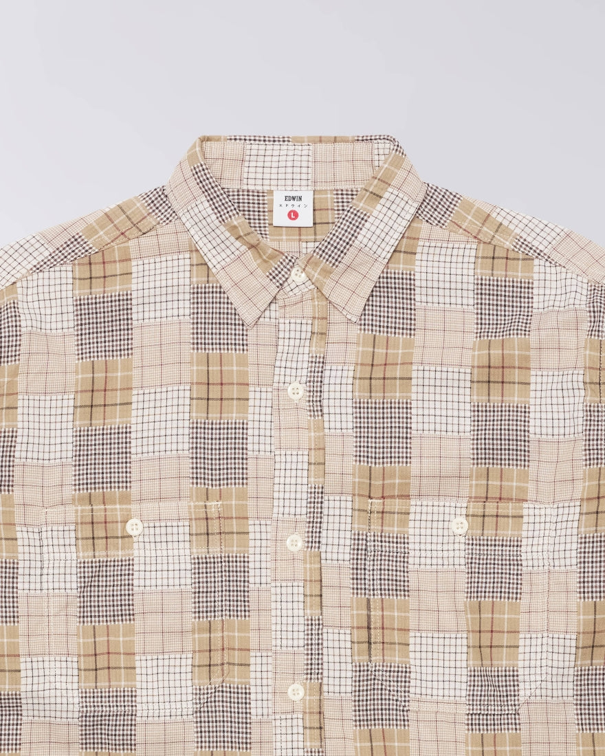 Work Shirt - Beige / Brown