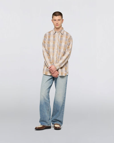 Work Shirt - Beige / Brown