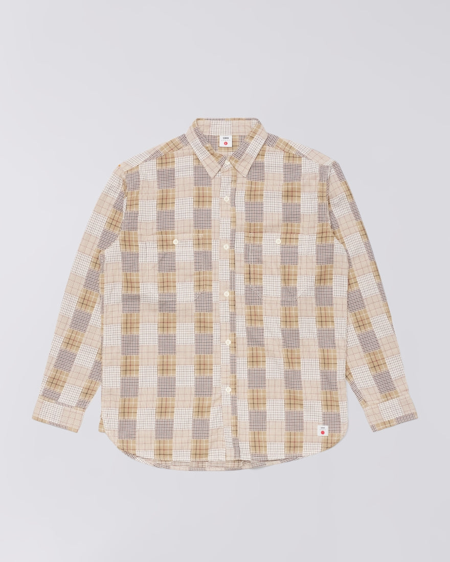 Work Shirt - Beige / Brown