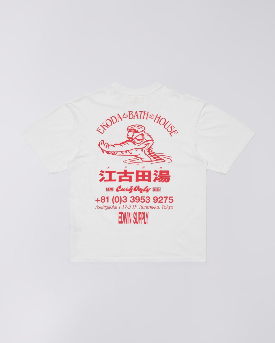 Ekoda Bath House T-Shirt White
