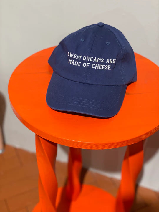 Sweet Dreams Are Made Of Cheese - Navy / White