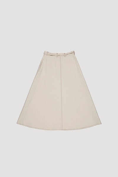 Recycled Cotton Canvas Skirt