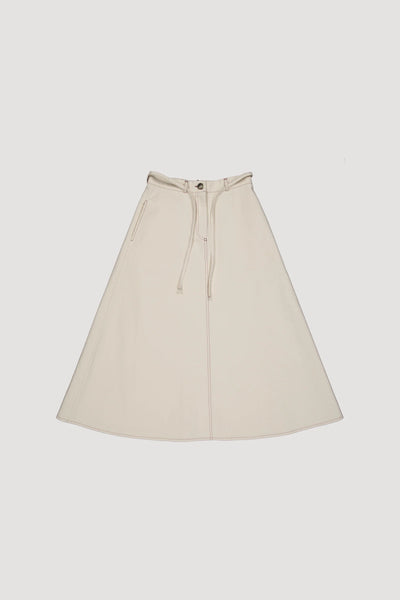 Recycled Cotton Canvas Skirt