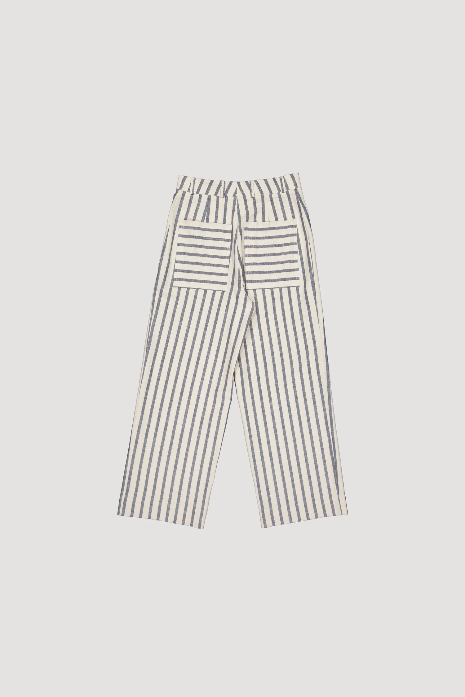 Striped Twill Trousers