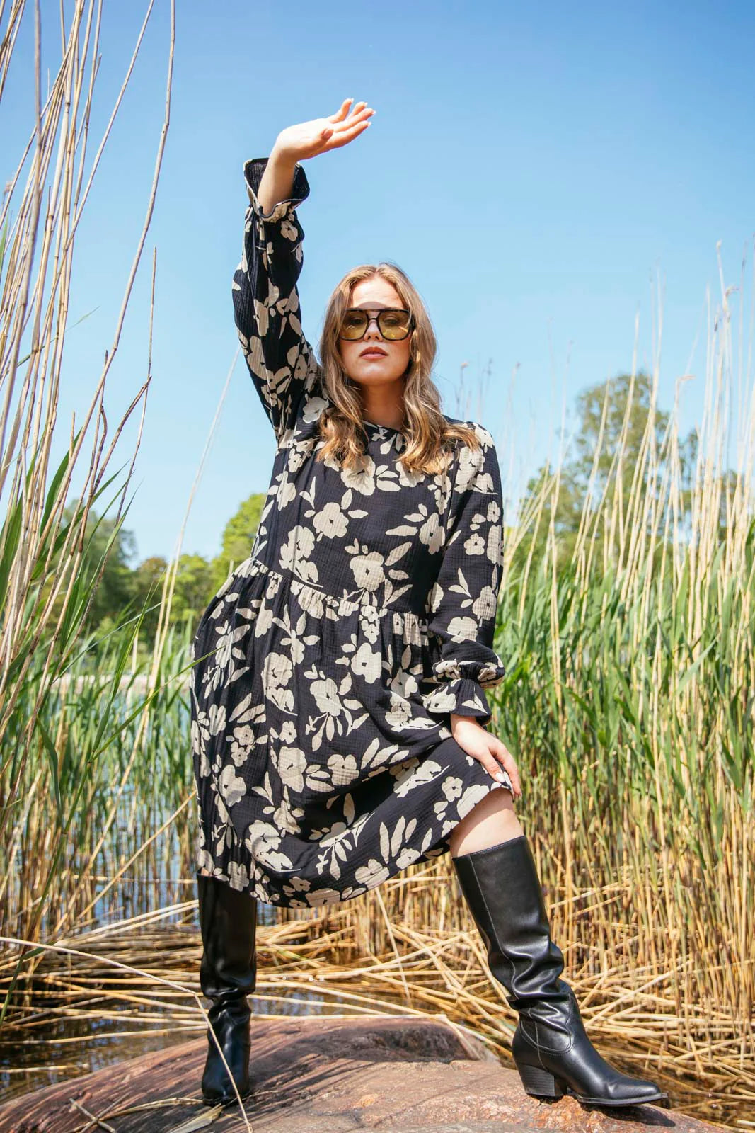 Flounce Dress - Windflower