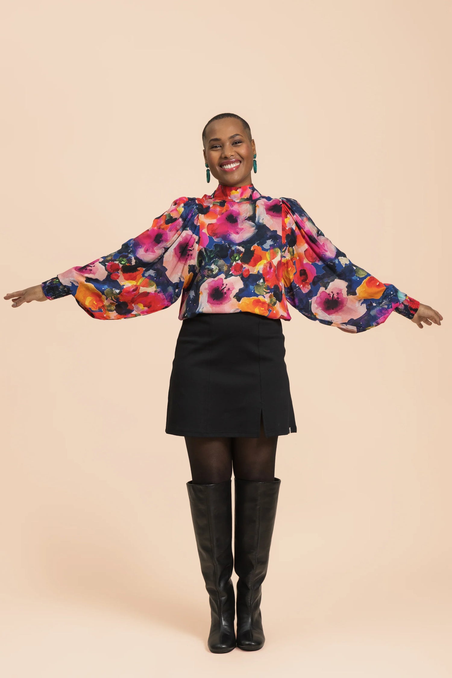 Puff Blouse - Wildflower