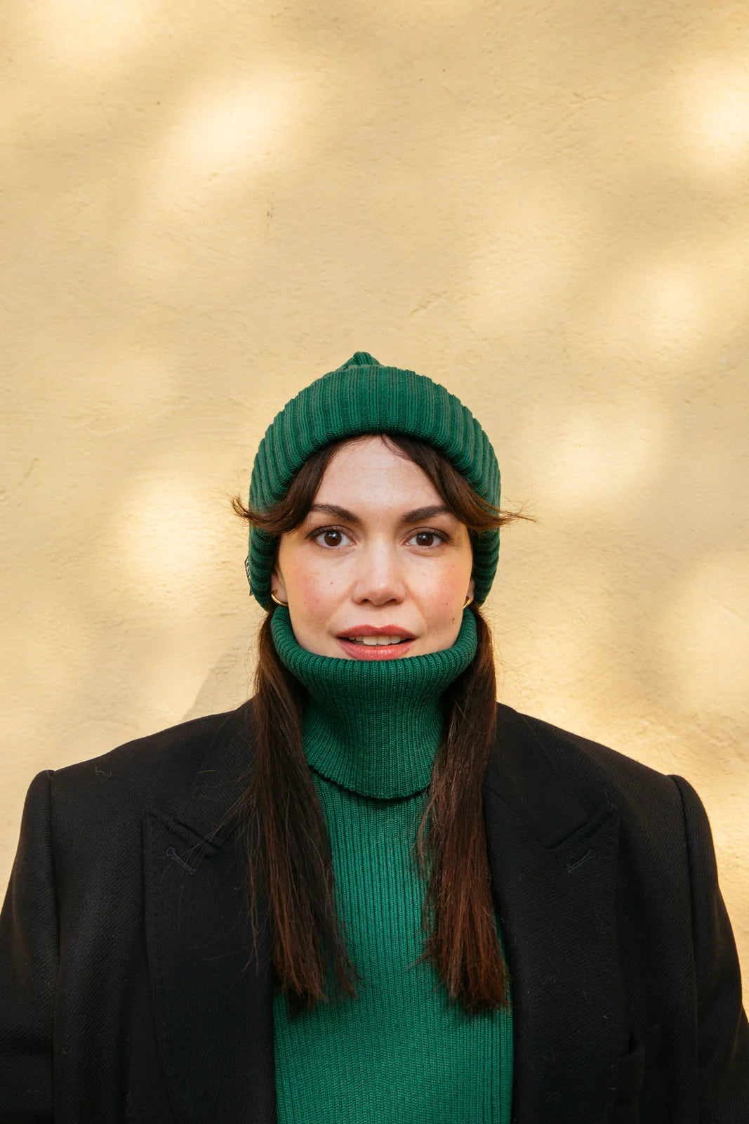 Rib Beanie - Dark Green