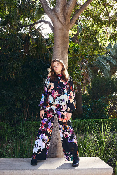 Soft Pants - Black Anemone