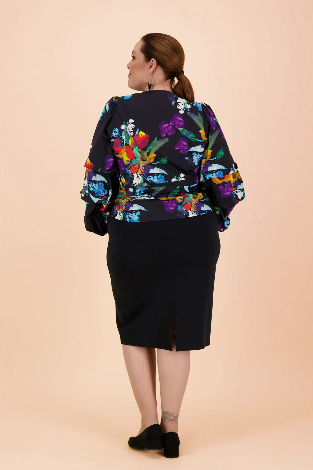 Comfy Pencil Skirt - Black