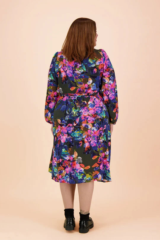 Wrap Midi Dress - Sweet Pea