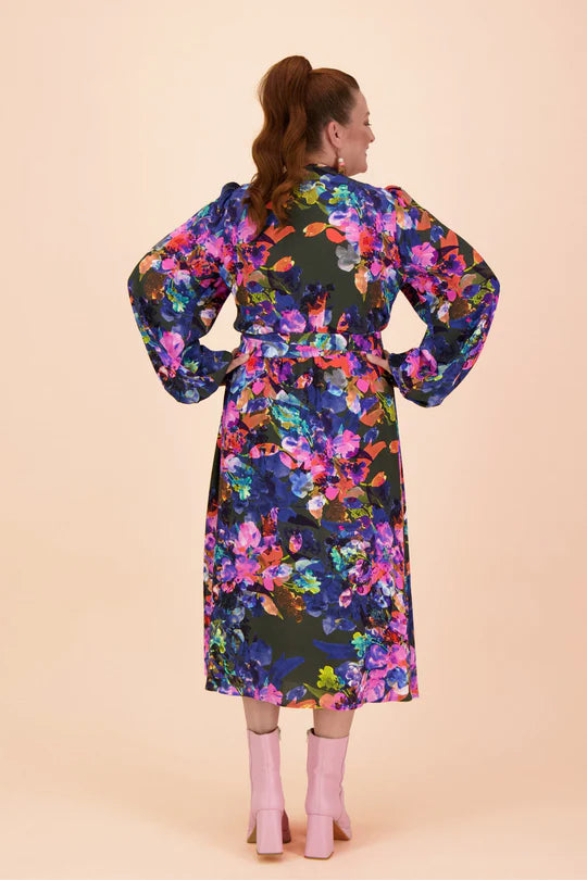 Wrap Midi Dress - Sweet Pea