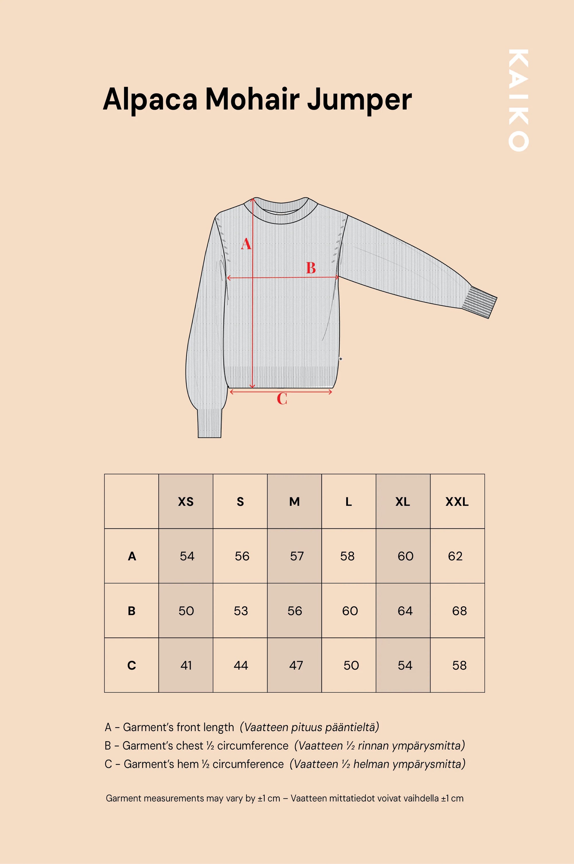 Alpaca Mohair Jumper - Oyster