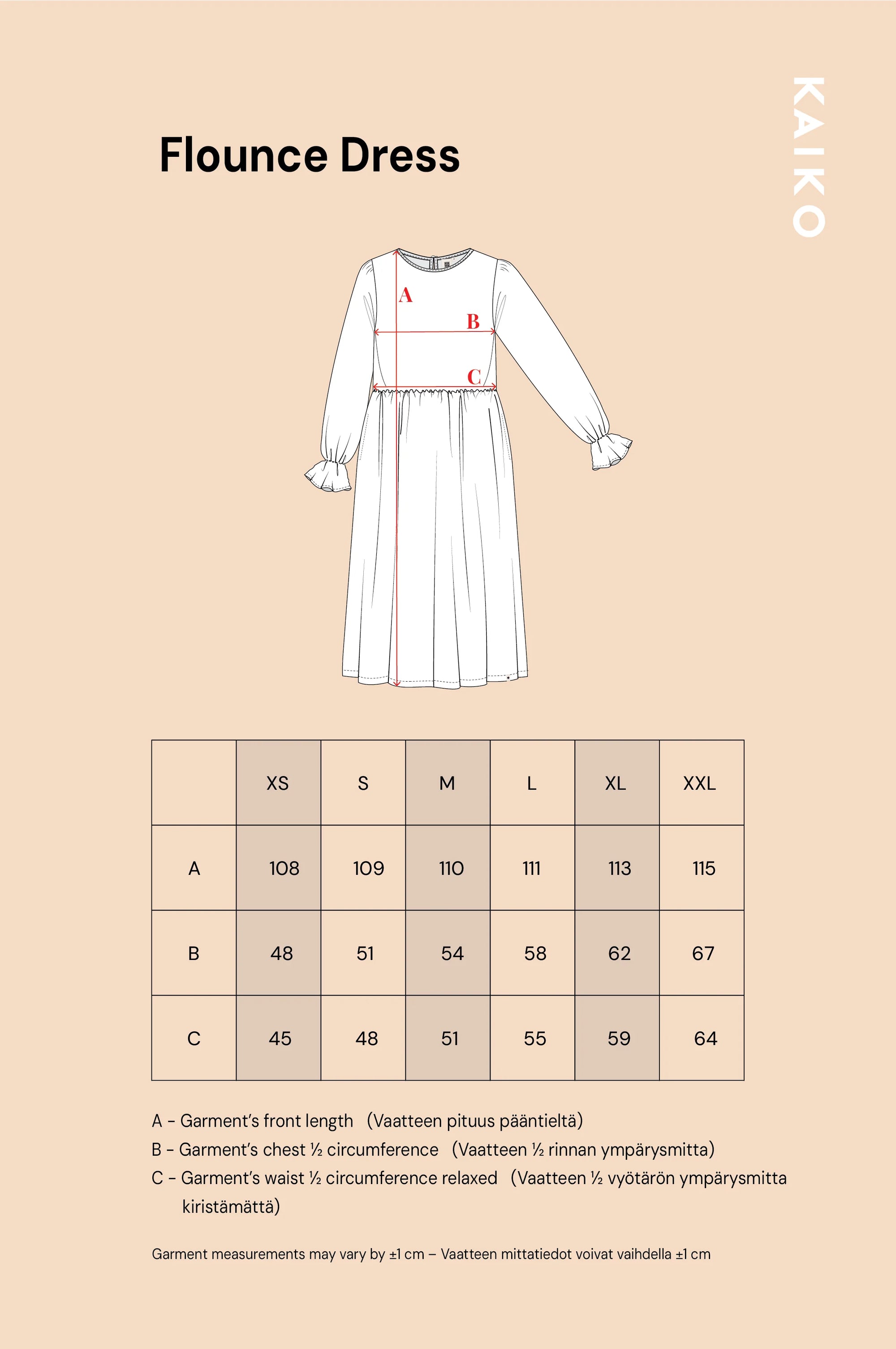 Flounce Dress - Windflower