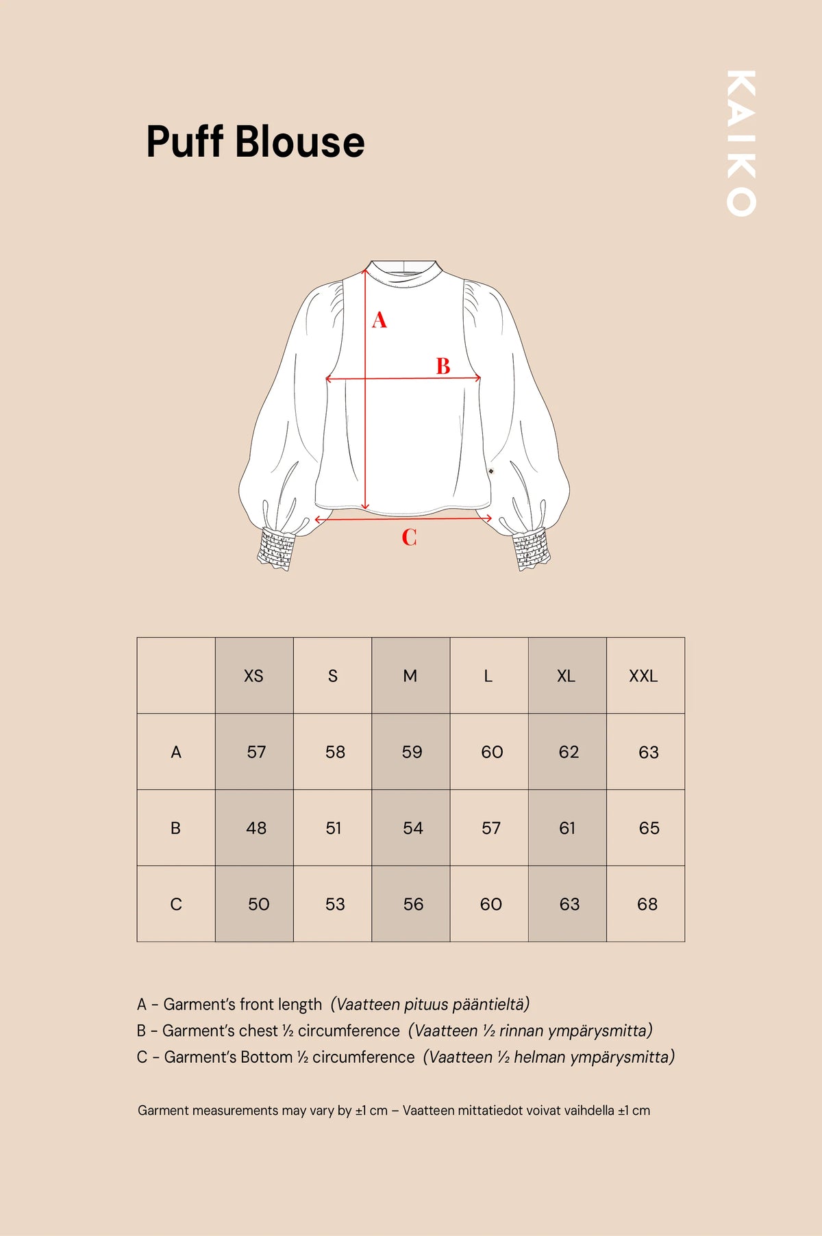 Puff Blouse - Merlot