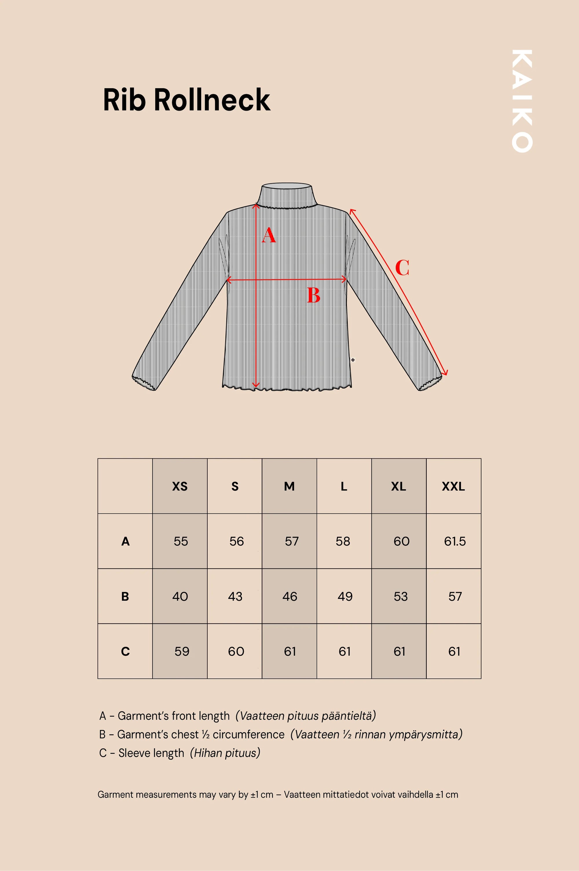Rib Rollneck - Chocolate