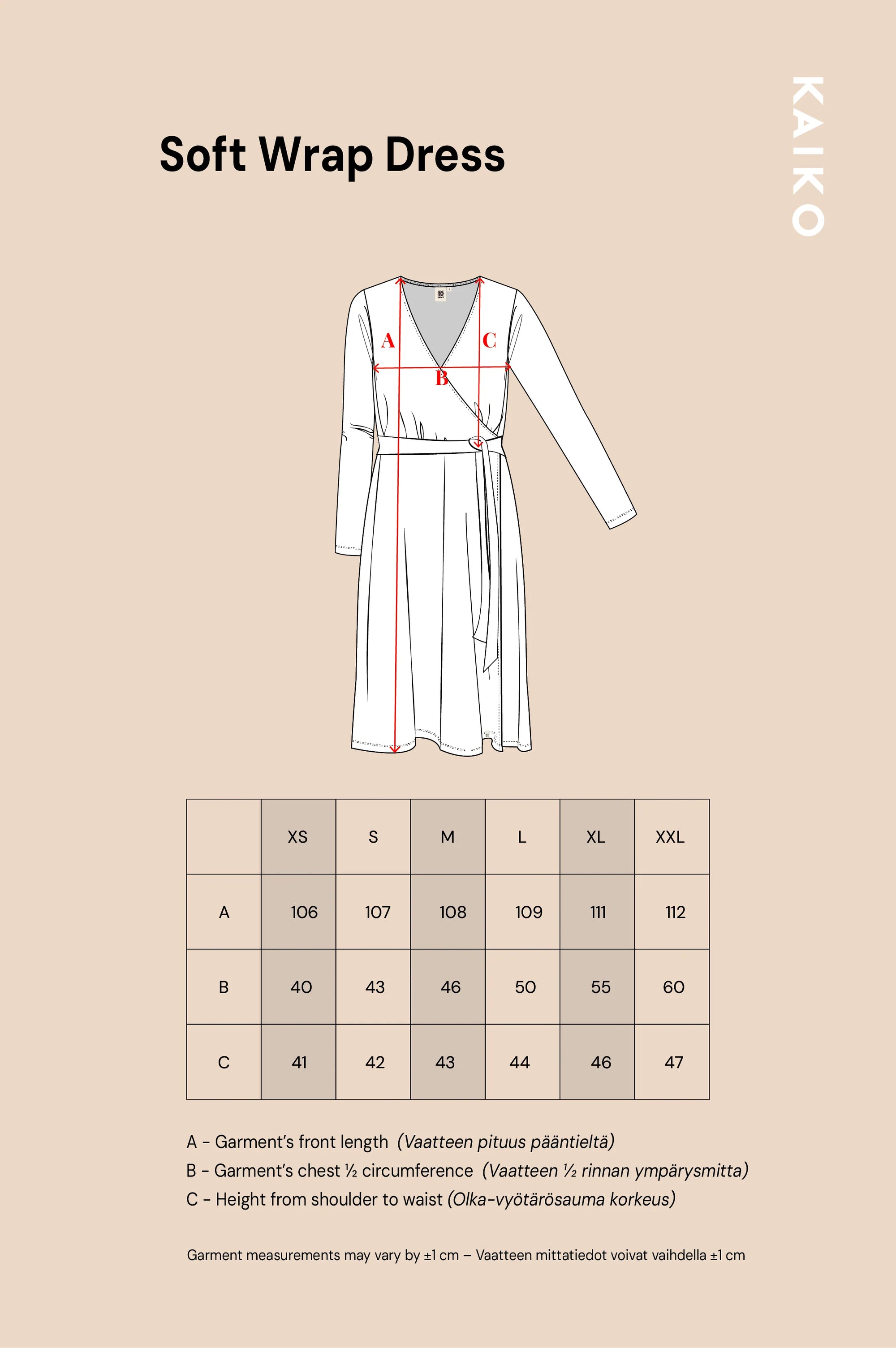 Soft Wrap Dress - Dark Green