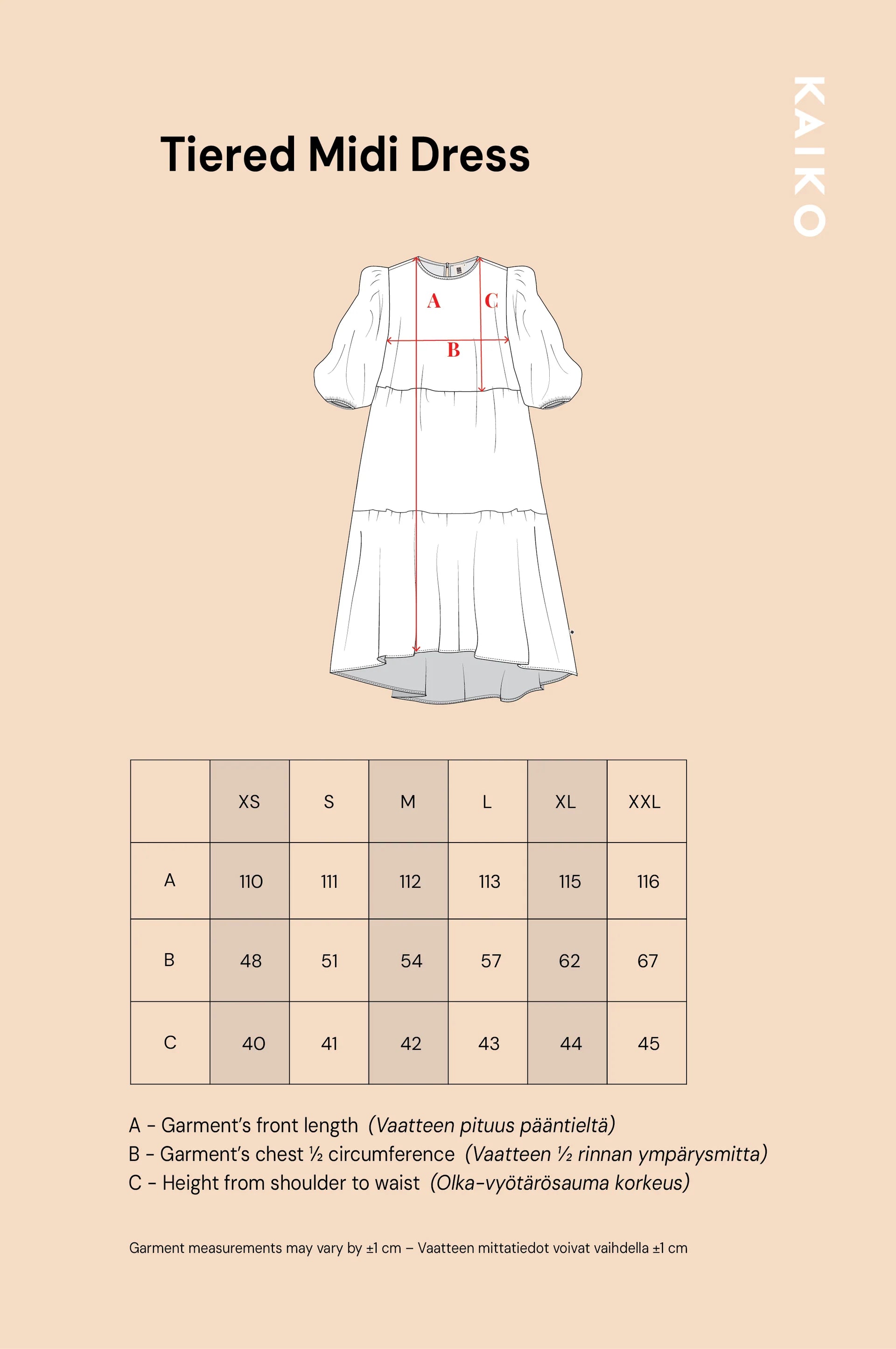 Tiered Midi Dress - Daisy Sage