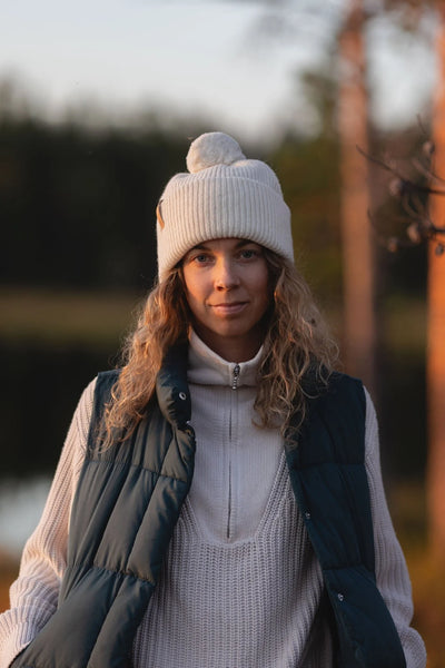 Kajo Beanie Pom - Birch White