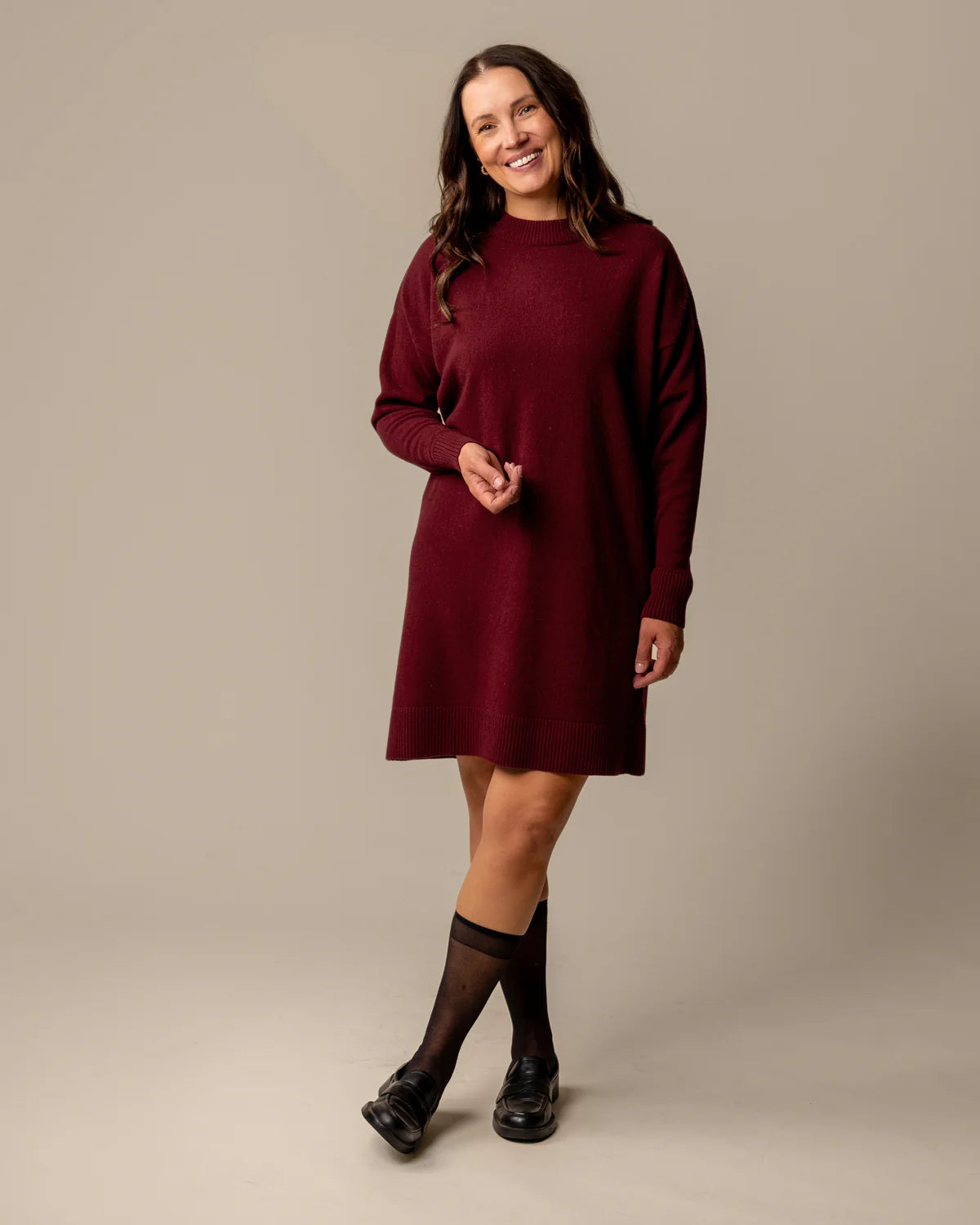 Kajo Neulemekko - Burgundy