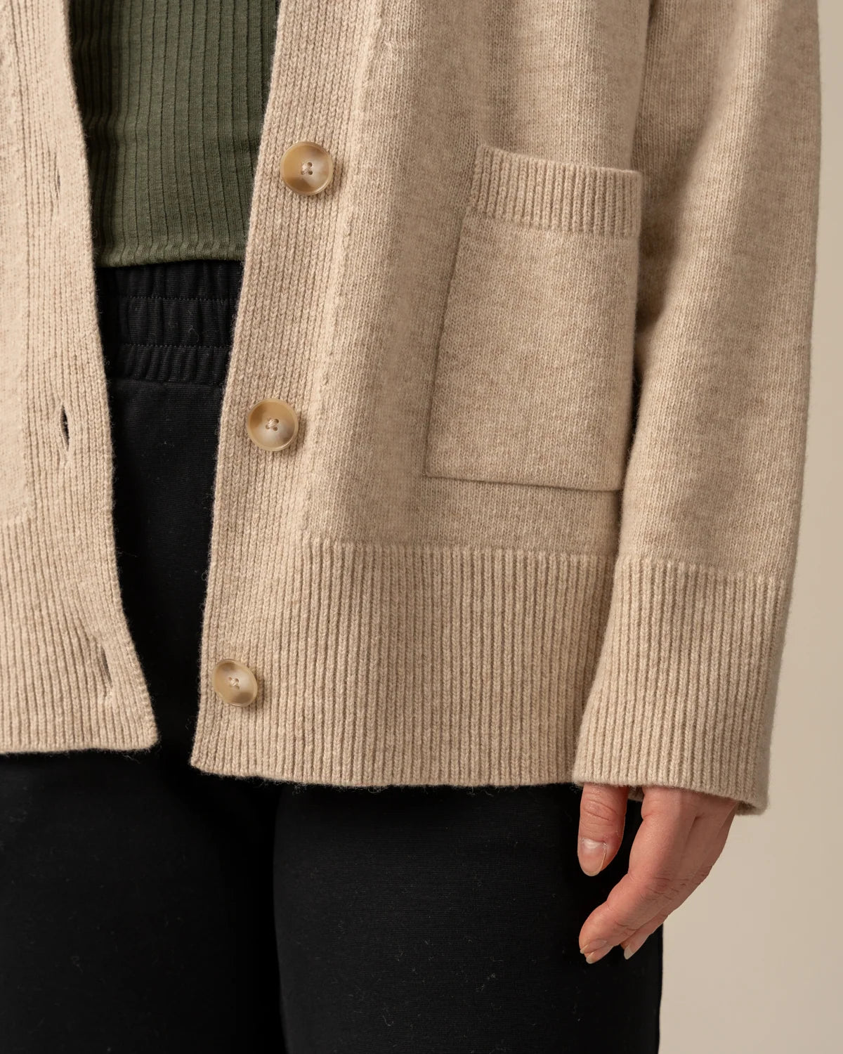 Kaste Neuletakki - Beige
