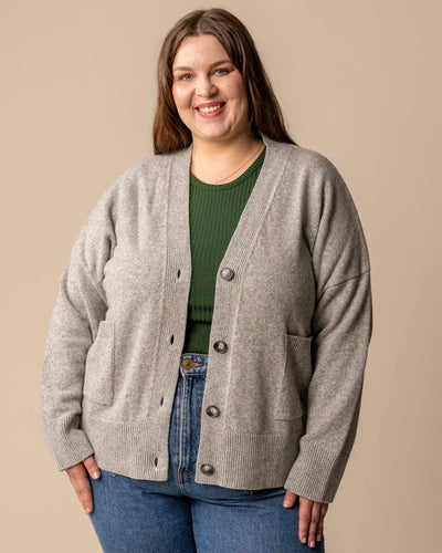 Kaste Neuletakki - Harmaa