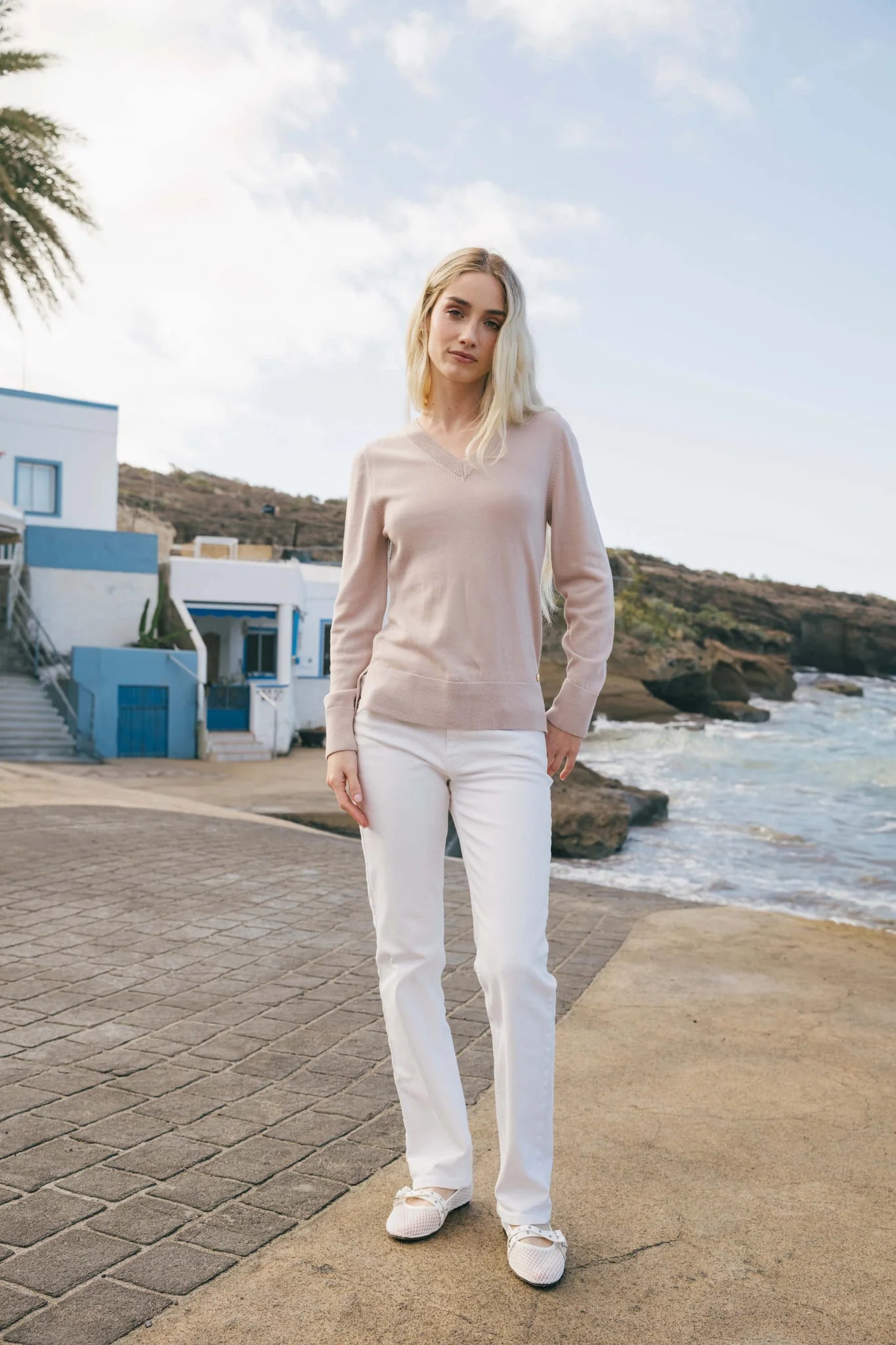 Kelly Jumper - Pearl Beige