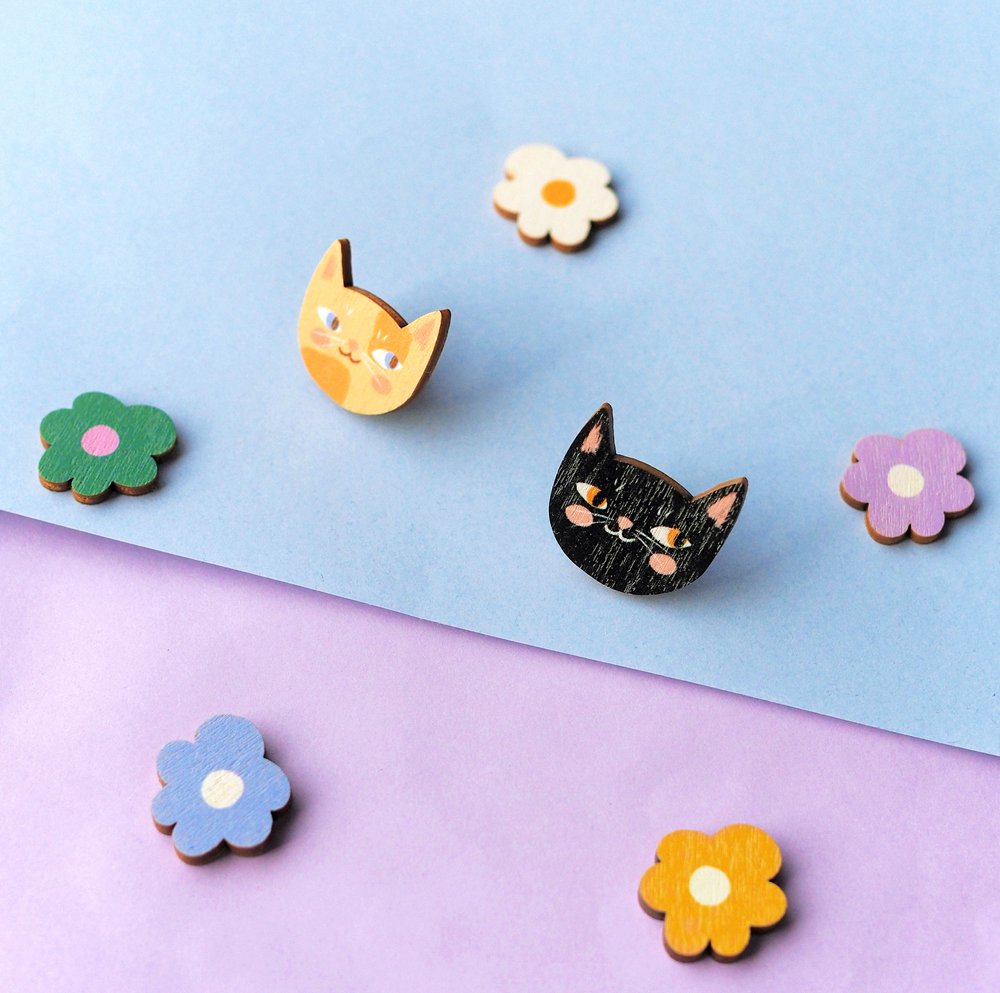 Kissakaverit - pinssi