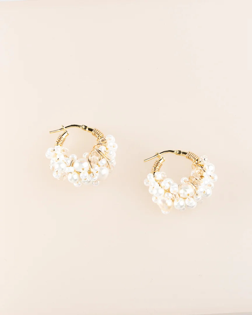 Kompo Mini Korvakorut - Kullattu Hopea