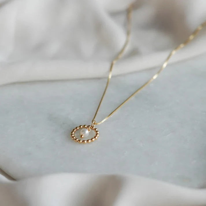 Bubbel Pärla kaulakoru - kulta