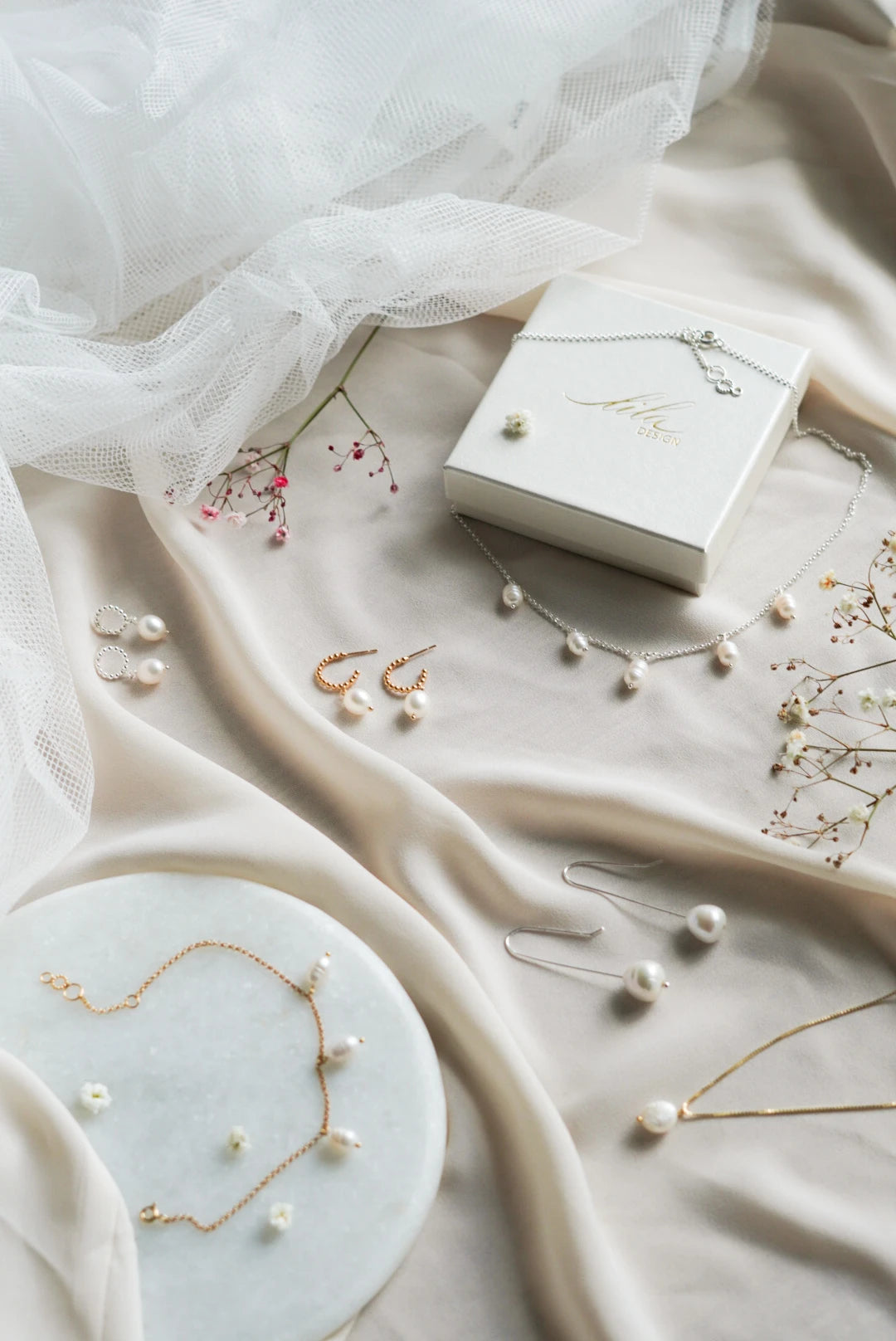 Pärla Bubbel hoops Golden hour