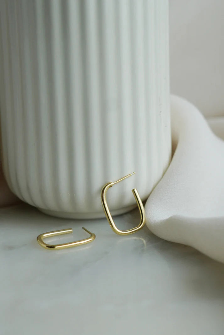 Lara Hoops Gold