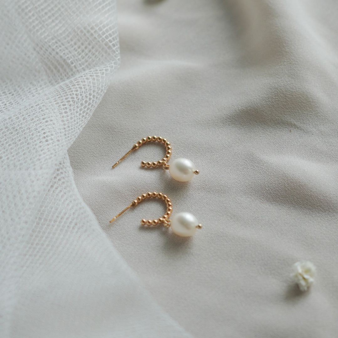 Pärla Bubbel hoops Golden hour