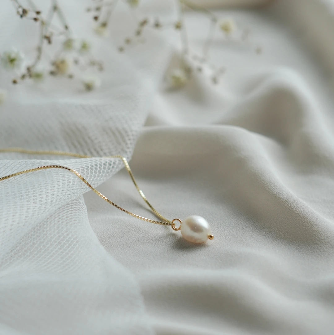 Pärla kaulakoru Golden hour