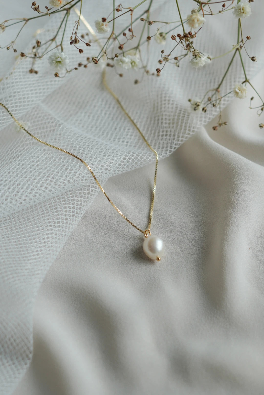 Pärla kaulakoru Golden hour