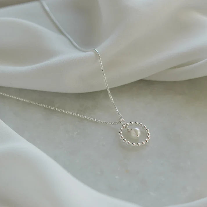 Bubbel Pärla kaulakoru - hopea