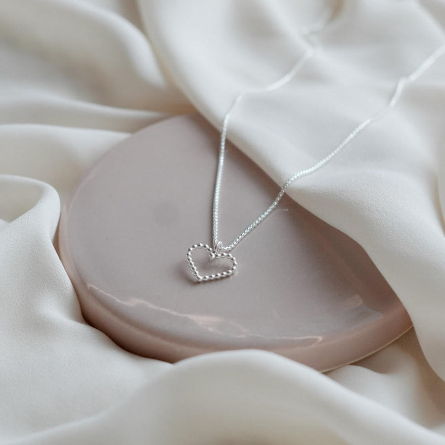 Bubbel hjärta kaulakoru